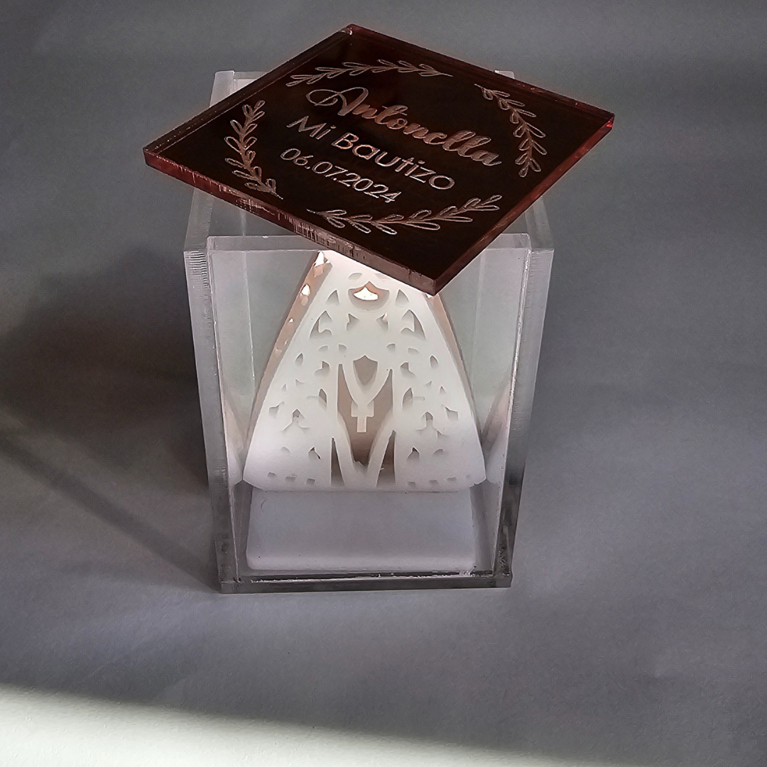 Recuerdo Virgen del Valle + cajita.