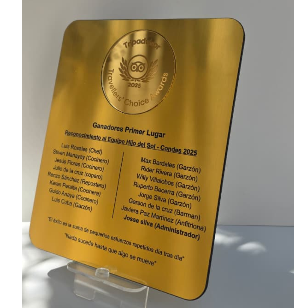 Galvanos y Reconocimientos Personalizados