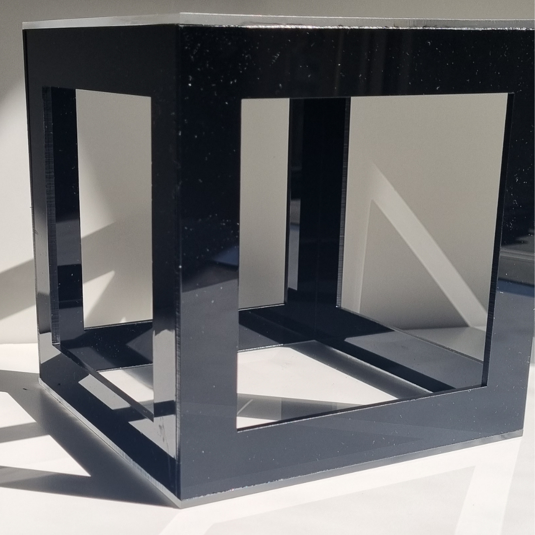 Cubo acrílico alzador