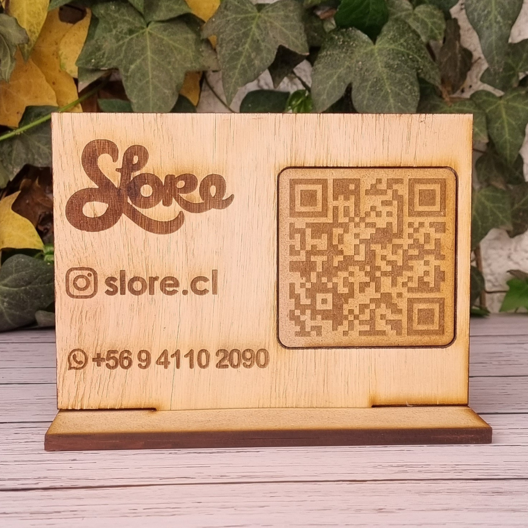 Identificador Qr Terciado