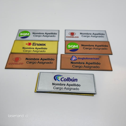 Placas de Identificación para Cascos. Logo Color (Pack 10 unidades)