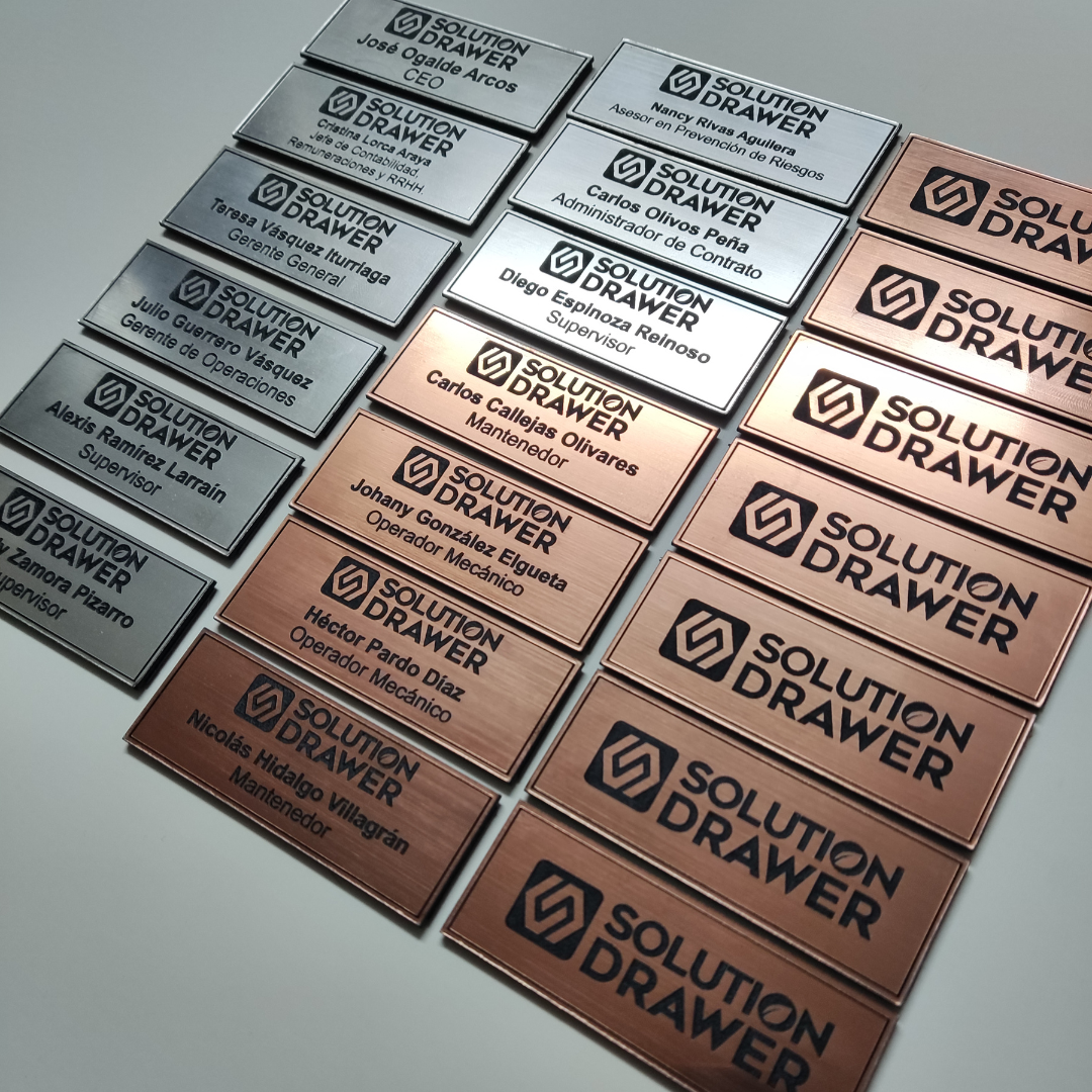 Placa de Identificación para Cascos
