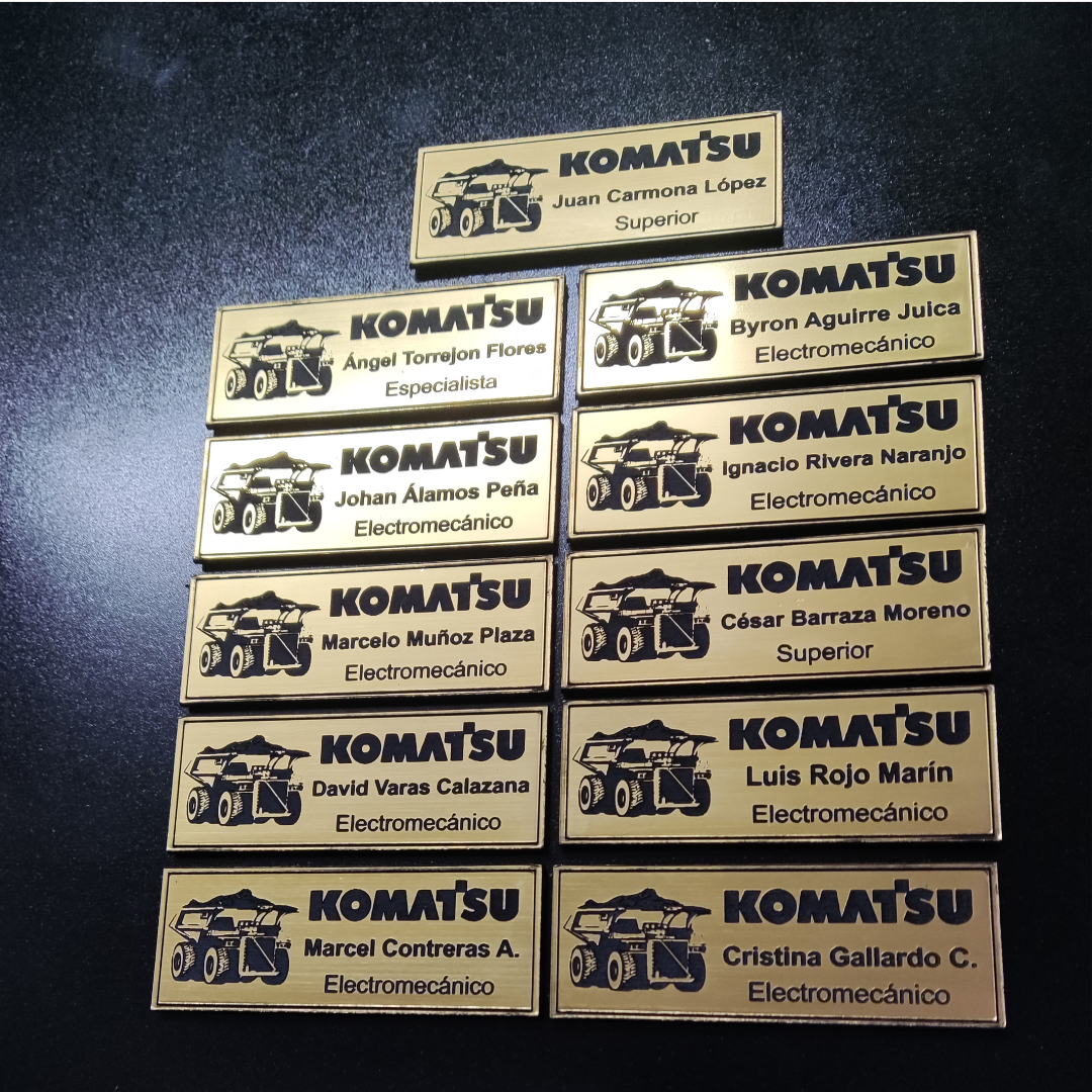 Placa de Identificación para Cascos