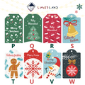 Tags navideños en papelería