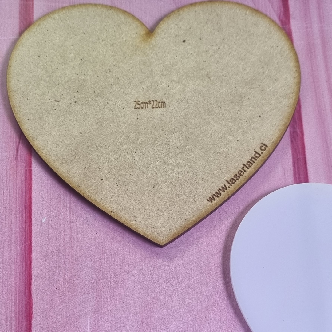 Bases guías forma corazón