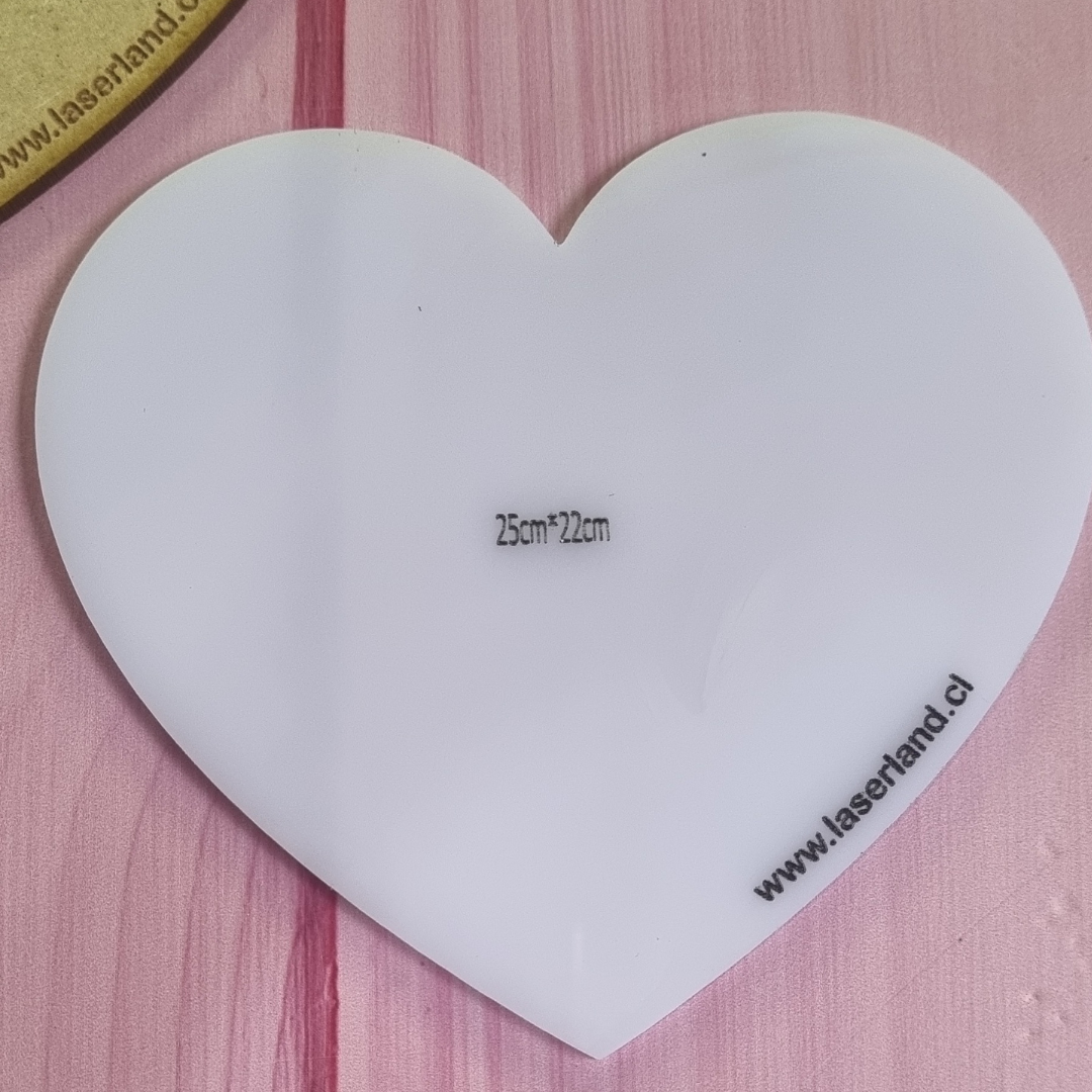 Bases guías forma corazón