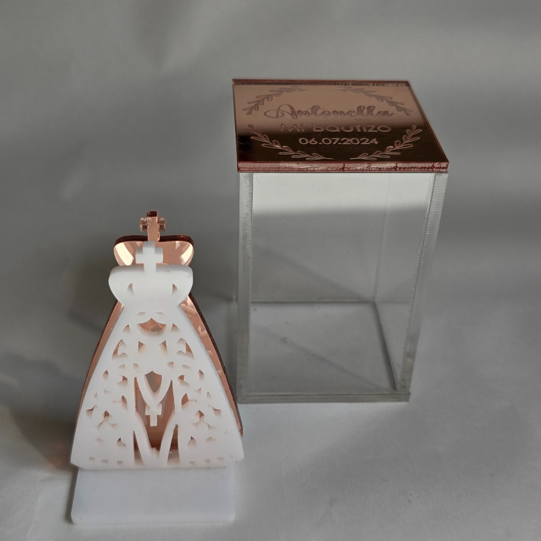 Recuerdo Virgen del Valle + cajita.