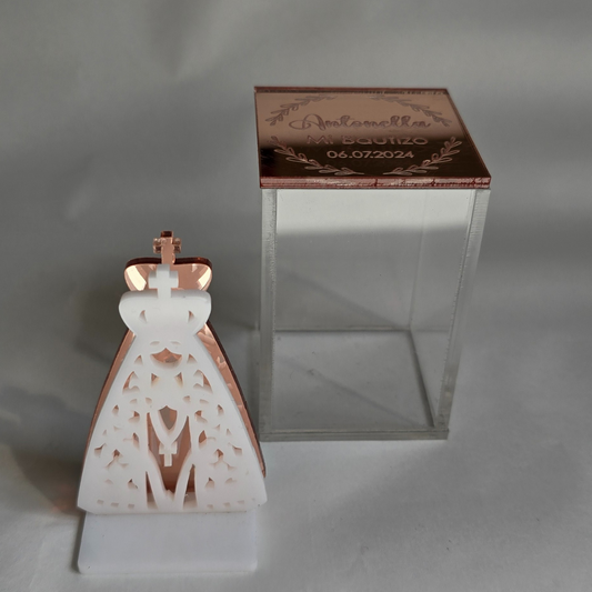 Recuerdo Virgen del Valle + cajita.