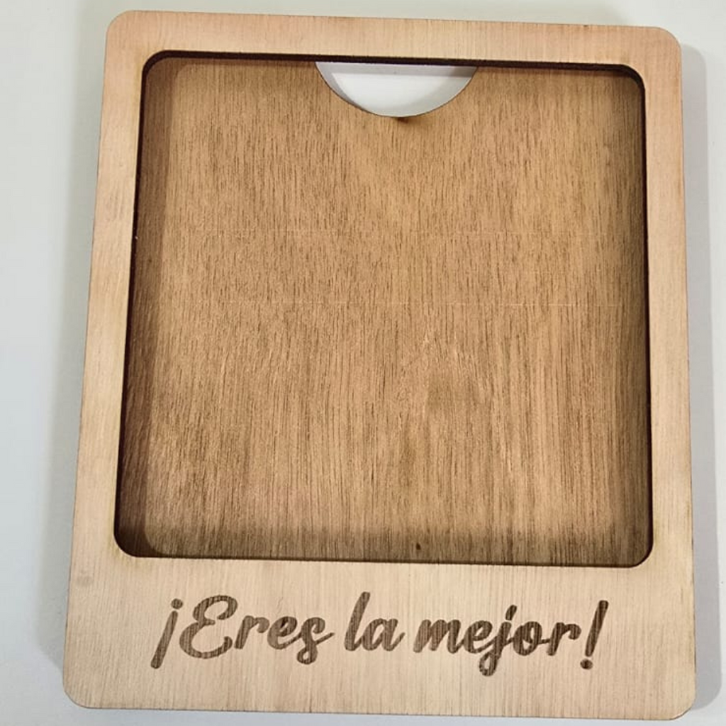 Porta retratos en madera