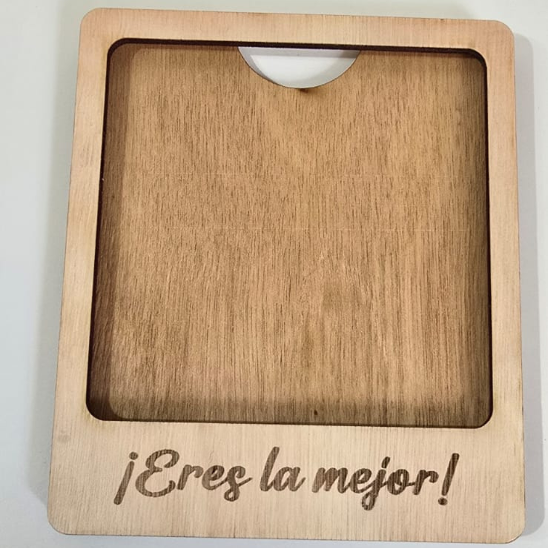Porta retratos en madera