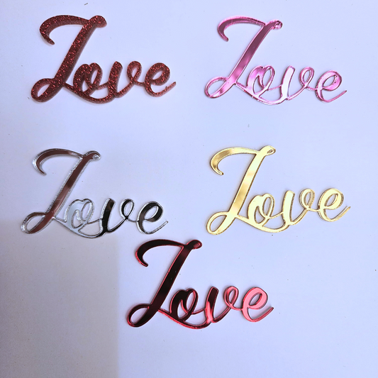 Tags LOVE Pack 4 unidades