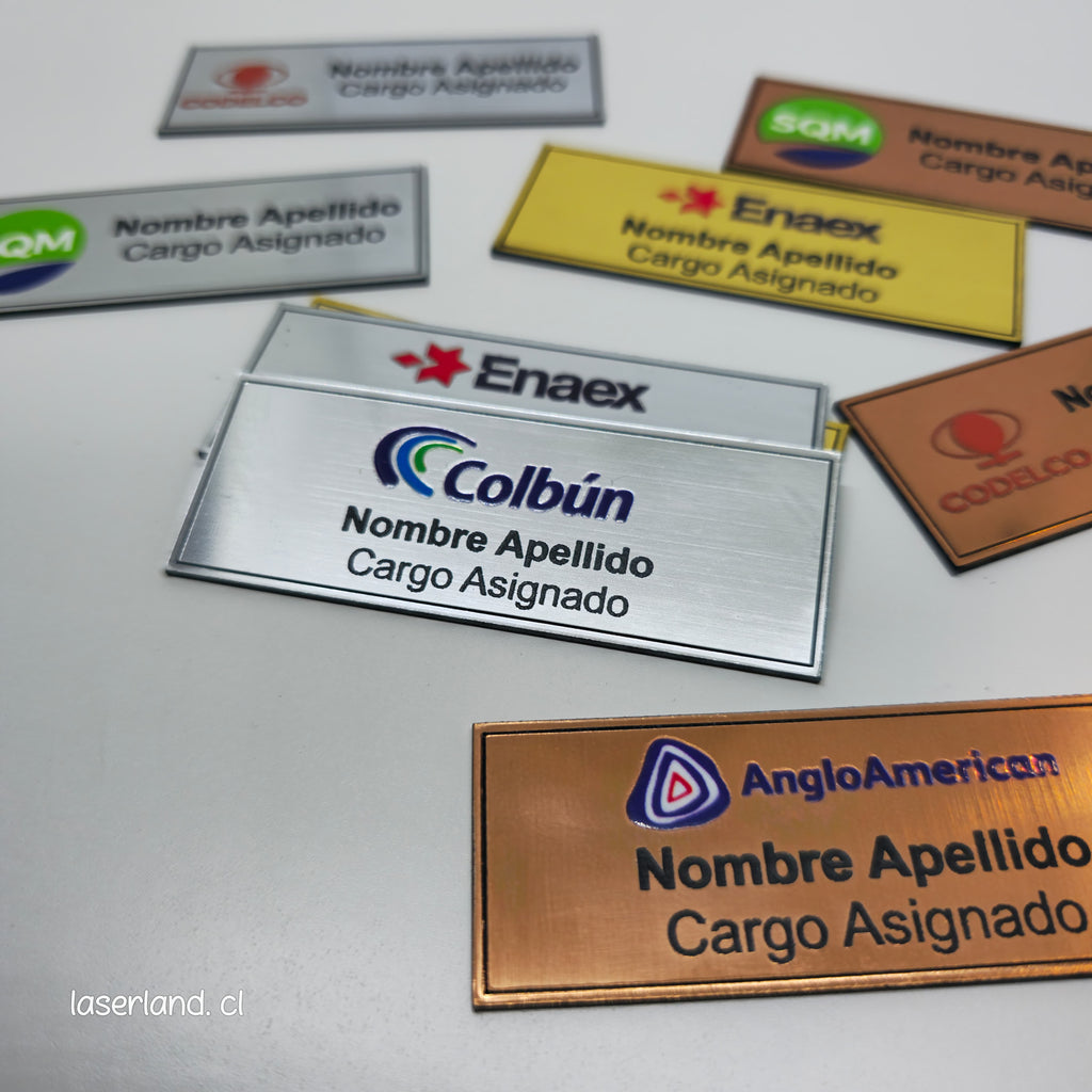 Placas de Identificación para Cascos. Logo Color (Pack 10 unidades)