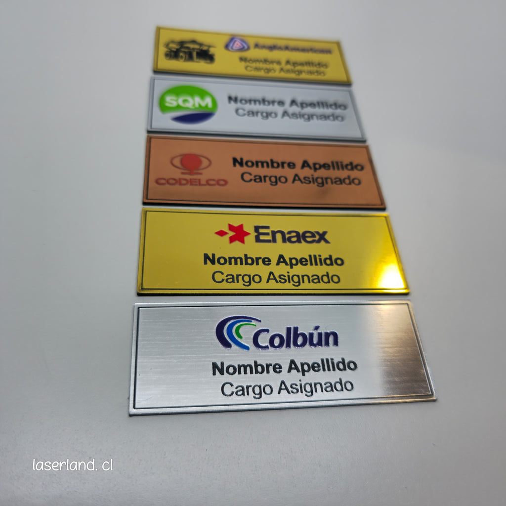 Placas de Identificación para Cascos. Logo Color (Pack 10 unidades)