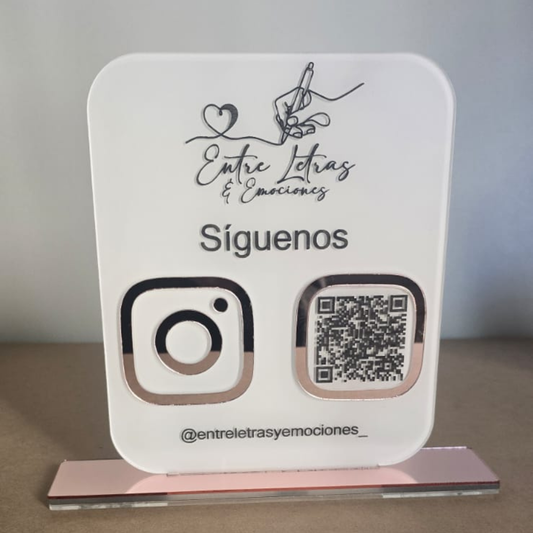 Identificador QR vertical