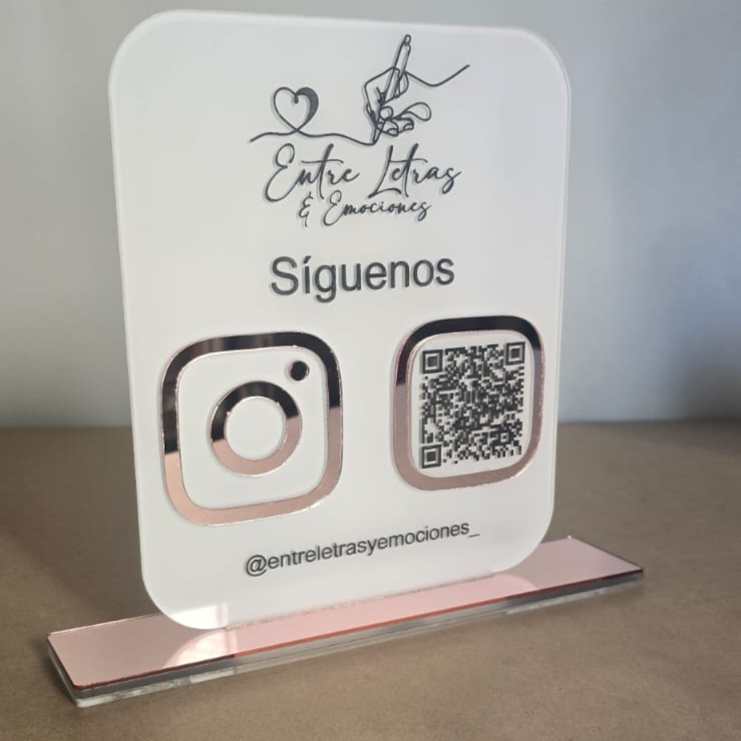 Identificador QR vertical