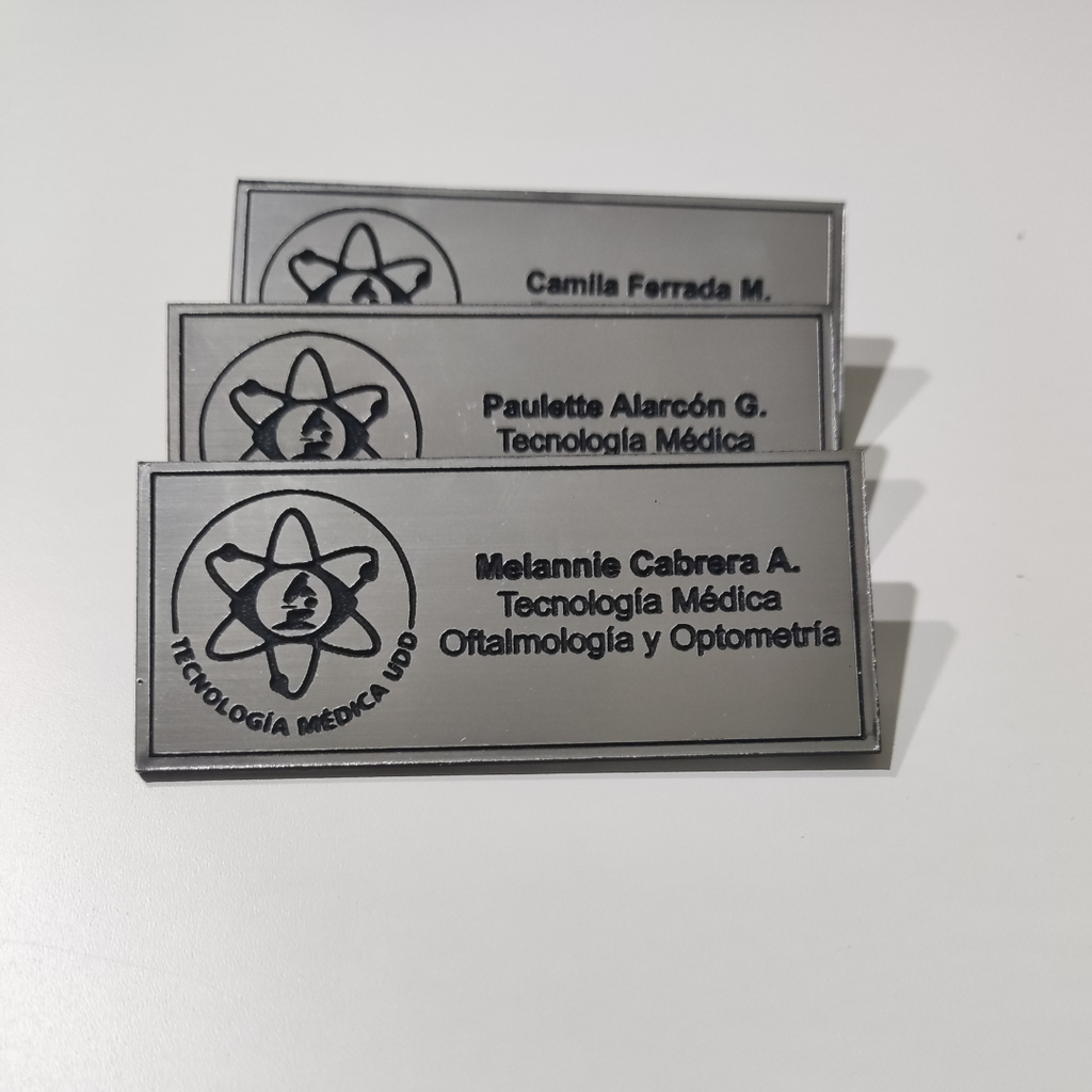 Placas de indentificación en Lamicoid