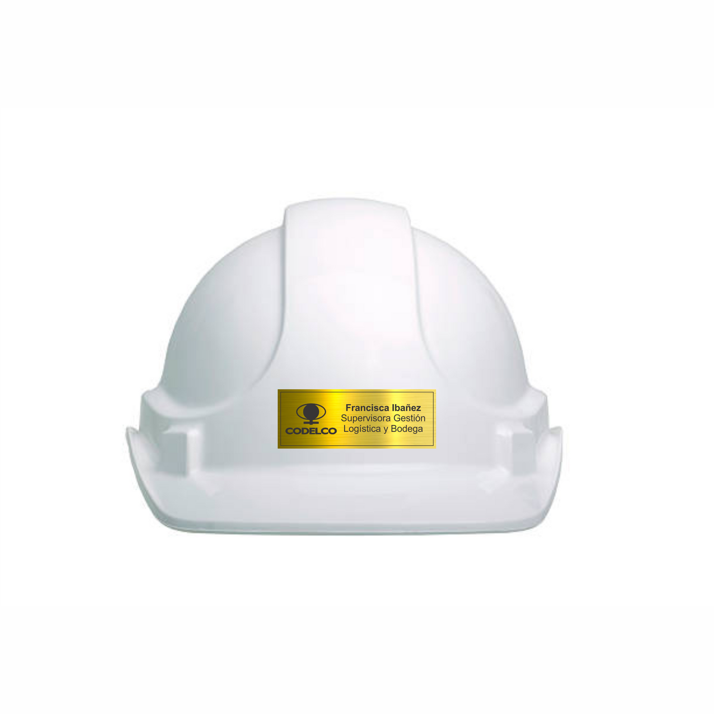 Placa de Identificación para Cascos