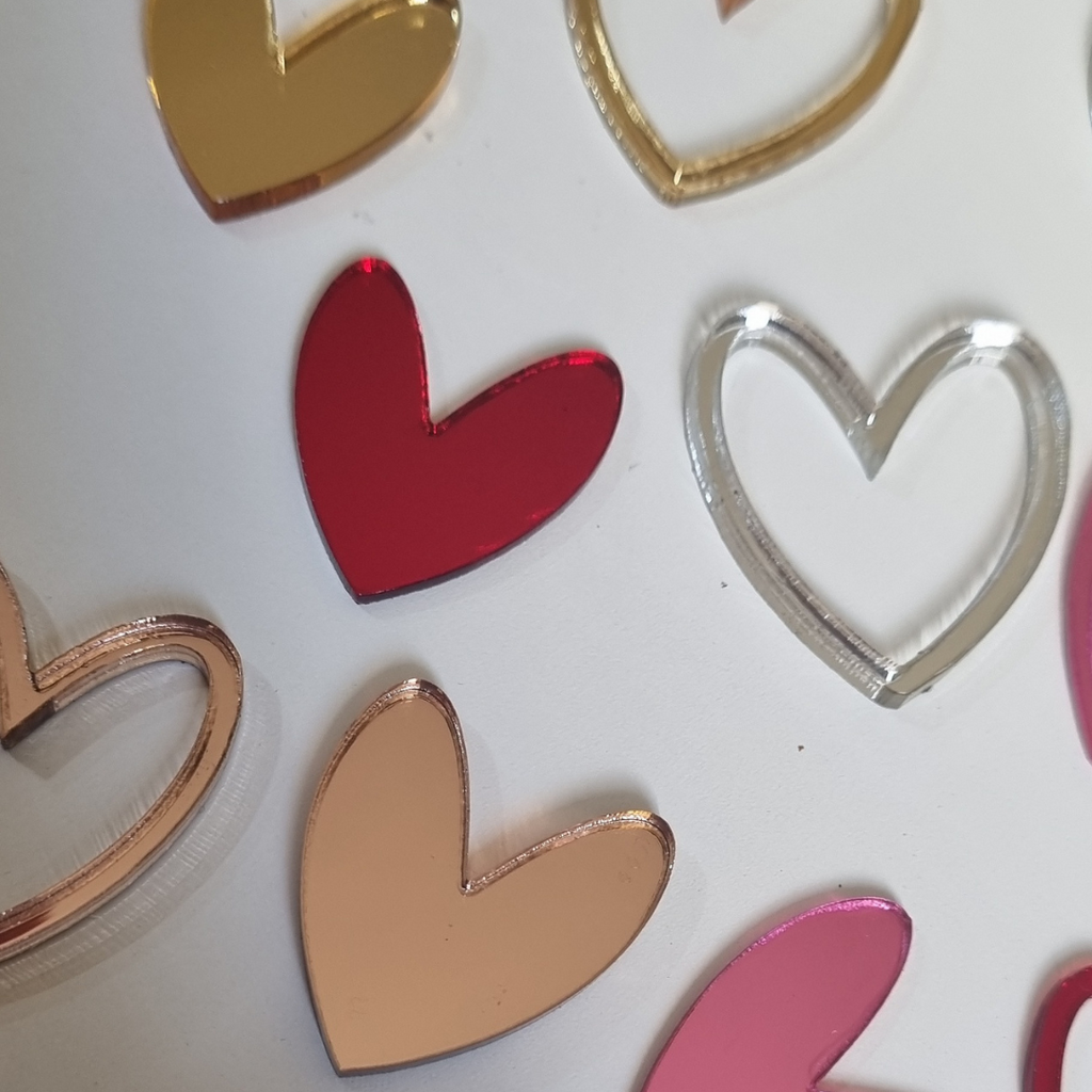 Tags Corazones Pack 6 Unidades