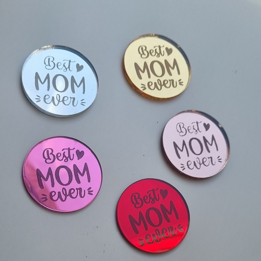 Tags Best MOM ever Pack 6 unidades